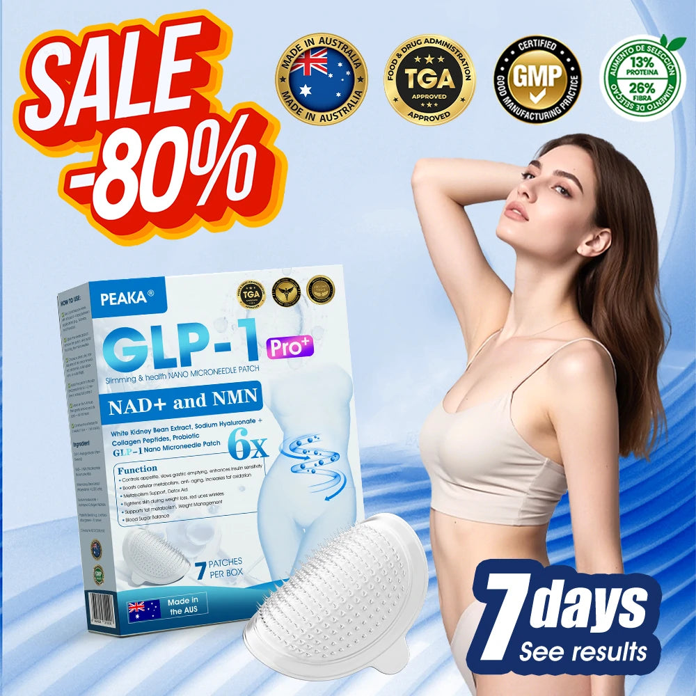 【Last Day Promotion 80% OFF🥇】PEAKA® GLP-1 & NAD+ Slimming & health NANO MICRONEEDLE PATCH🇦🇺(Zero Pain. 24/7 Release | Lose 20lbs FAST | 90% Sugar Drop | )👨‍⚕️