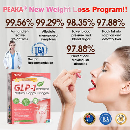 | 𝐎𝐟𝐟𝐢𝐜𝐢𝐚𝐥 Australia 𝐒𝐭𝐨𝐫𝐞 | 🇦🇺 PEAKA® GLP-1 Natural Happy Estrogen Balance · Double-Layer Nanoliposome Microcapsules ·Easy-to-Swallow for Middle-Aged & Older Adults💪For obesity, diabetes, menopause relief, sleep, gut & joints)
