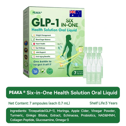 𝐎𝐟𝐟𝐢𝐜𝐢𝐚𝐥 𝐒𝐭𝐨𝐫𝐞 | PEAKA®🇦🇺𝐆𝐋𝐏-𝟏 𝐒𝐈𝐗-𝐈𝐍-𝐎𝐍𝐄 𝐇𝐞𝐚𝐥𝐭𝐡 𝐒𝐨𝐥𝐮𝐭𝐢𝐨𝐧 𝐎𝐫𝐚𝐥 𝐋𝐢𝐪𝐮𝐢𝐝 (𝐉𝐮𝐬𝐭 𝐨𝐧𝐜𝐞 𝐚 𝐝𝐚𝐲, 𝐯𝐢𝐬𝐢𝐛𝐥𝐞 𝐜𝐡𝐚𝐧𝐠𝐞𝐬 𝐢𝐧 𝟕 𝐝𝐚𝐲𝐬) 👩‍⚕️ 𝐅𝐨𝐫 𝐨𝐛𝐞𝐬𝐢𝐭𝐲, 𝐜𝐚𝐫𝐝𝐢𝐨𝐯𝐚𝐬𝐜𝐮𝐥𝐚𝐫 𝐡𝐞𝐚𝐥𝐭𝐡, 𝐝𝐢𝐚𝐛𝐞𝐭𝐞𝐬, 𝐬𝐥𝐞𝐞𝐩 𝐚𝐩𝐧𝐞𝐚, 𝐠𝐮𝐭 𝐡𝐞𝐚𝐥𝐭𝐡, 𝐣𝐨𝐢𝐧𝐭 𝐢𝐬𝐬𝐮𝐞𝐬, 𝐚𝐧𝐝 𝐦𝐨𝐫𝐞